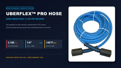 100ft 3/8 Inch Commercial Pressure Washer Hose