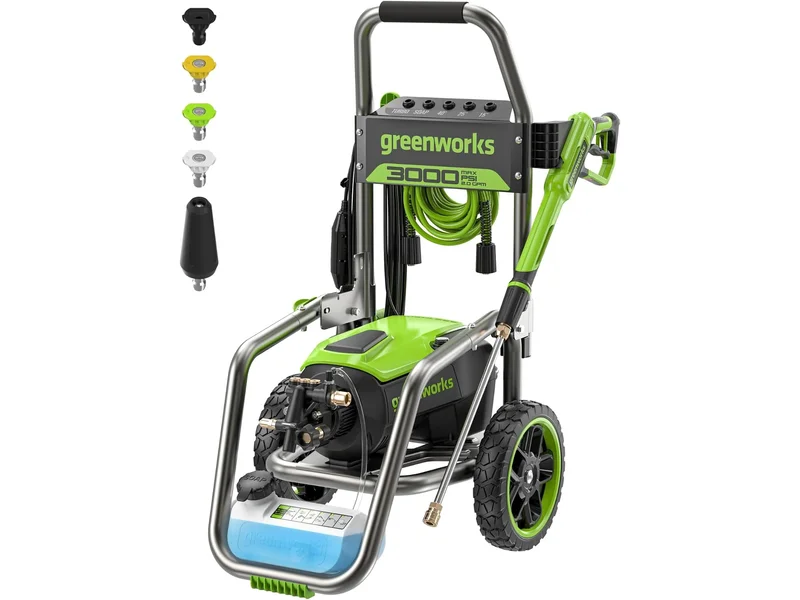 Greenworks Pro GPW3000 3000 PSI Brushless Electric Pressure Washer