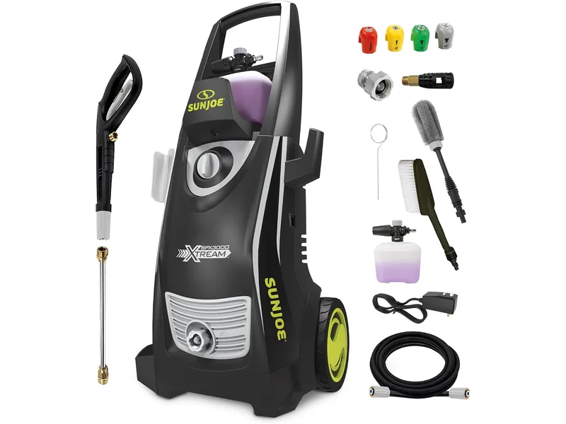 Sun Joe SPX3001 2030 Max PSI Electric Pressure Washer (Hose Reel)