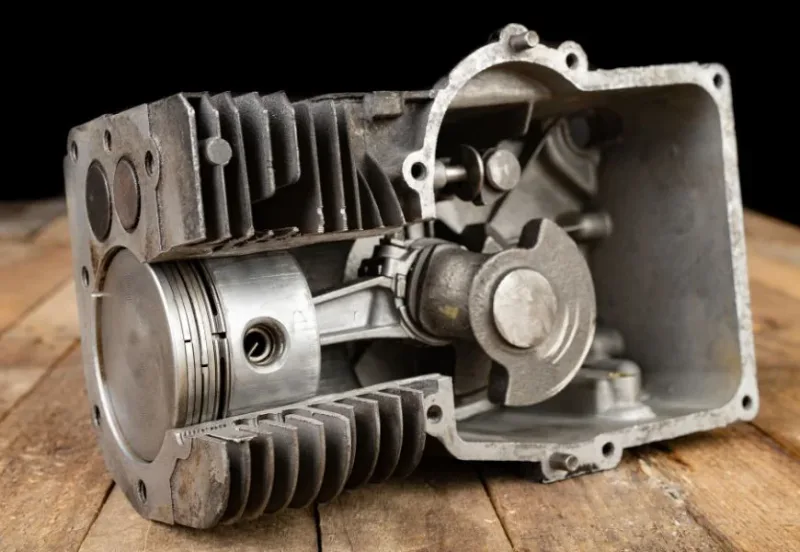 4-Stroke Engine Mechanical Anatomy Diagram