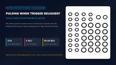 Electric Pressure Washer Pulses When Trigger Released? 4 TSS Fixes