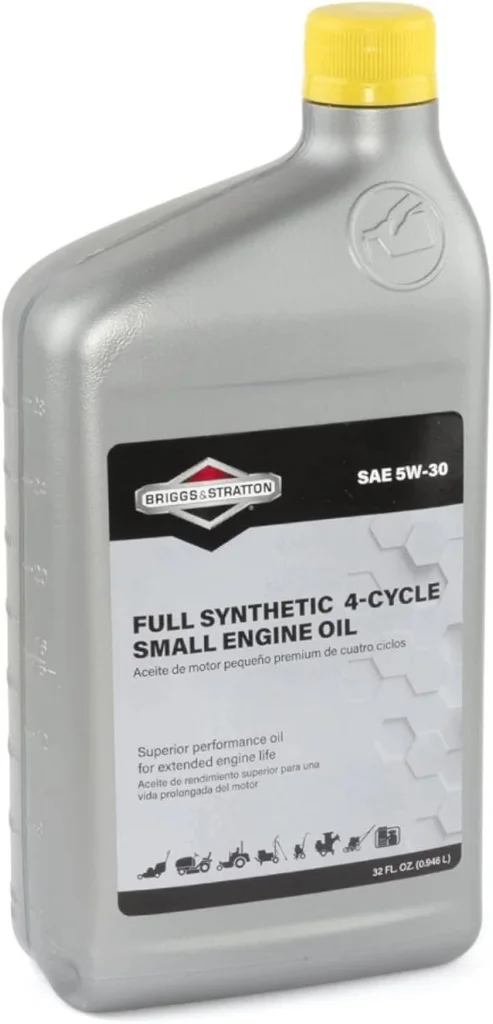 Briggs and Stratton SAE 5W-30 Full Synthetic Small Engine Oil 32 oz