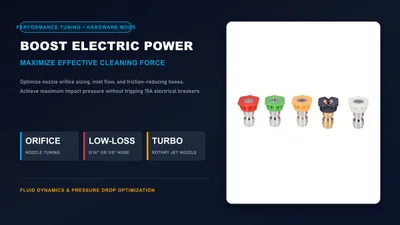 How To Make Electric Pressure Washer More Powerful?