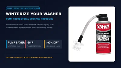 How To Winterize Electric Pressure Washer?