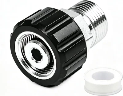 M22-15mm Male to M22-14mm Female Step-Down Adapter