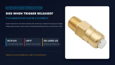 Pressure Washer Stalls When Trigger Released? Unloader Valve Bypass Fix