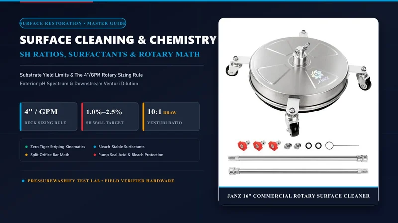 Pressure Washing Chemistry and Surface Restoration Manual