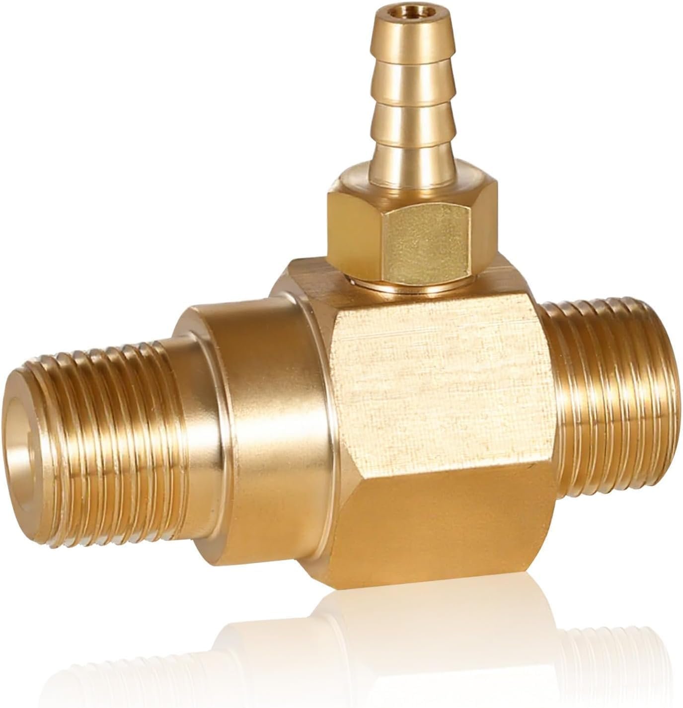 General Pump Fixed Chemical Injector 100776, High Draw, Gold