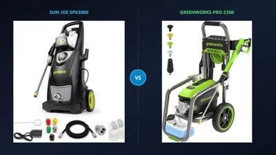 Sun Joe SPX3000 vs Greenworks Pro 2300: Engineer's Comparison
