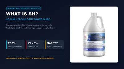 What is SH in Pressure Washing? And What is the Mix Ratio?