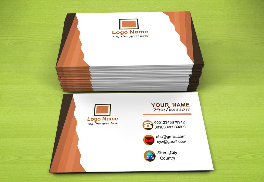 business card sample