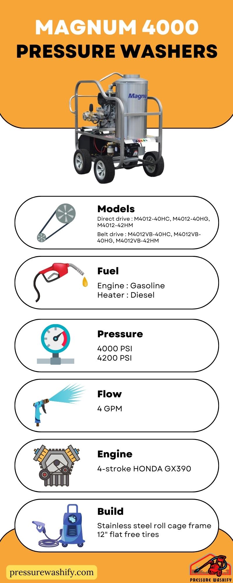 magnum 4000 pressure washer