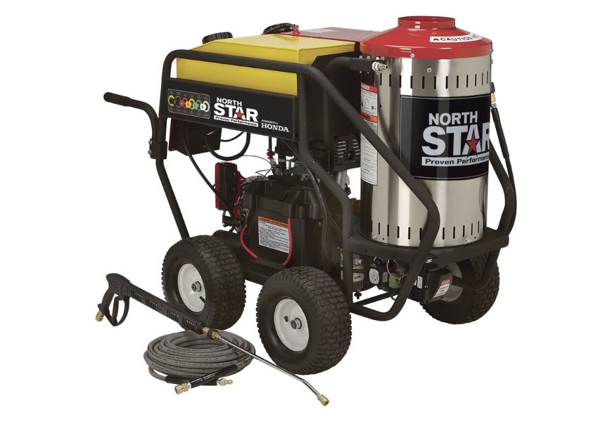NorthStar Gas Wet Steam and Hot Water Pressure Power Washer - 3000 PSI, 4.0 GPM