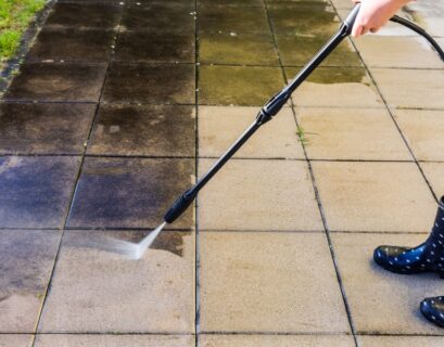 pressure washing tile grout